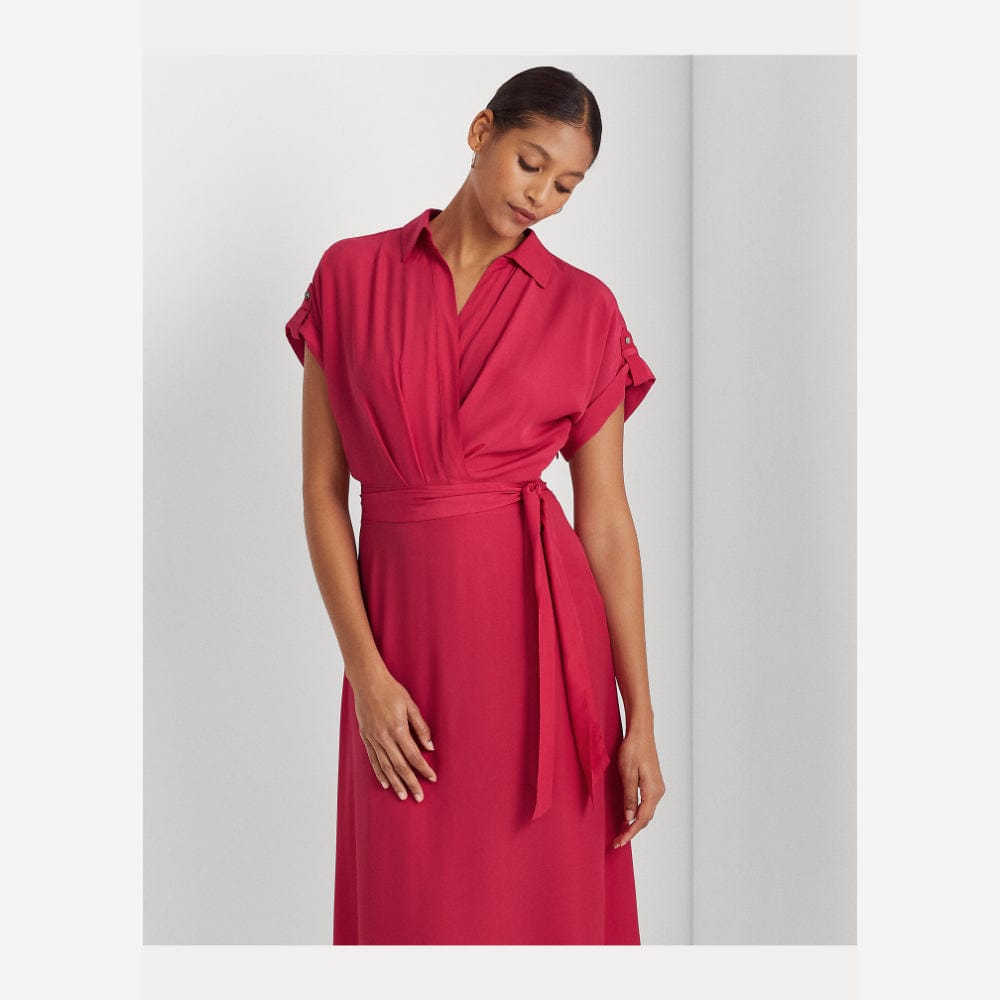 lauren ralph lauren fratillio short sleeve day dress Lauren Ralph Lauren Fratillio Short Sleeve Day Dress - Cream Black
