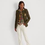 Lauren Ralph Lauren Bullion Jacquard Blazer Green