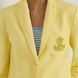 Lauren Ralph Lauren Bullion Jacquard Blazer in Lemon Sorbet