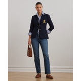 Lauren Ralph Lauren Bullion Jacquard Blazer in Navy