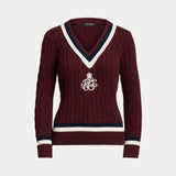 Lauren Ralph Lauren Cable-Knit Cotton Cricket Jumper