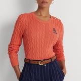 Lauren Ralph Lauren Cable knit sweater with buttons