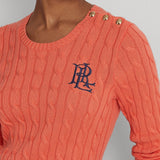Lauren Ralph Lauren Cable knit sweater with buttons