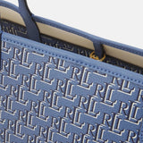 Lauren Ralph Lauren Collins Tote Large State Blue