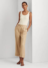 Lauren Ralph Lauren Cotton-Blend Tank Top White