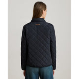 Lauren Ralph Lauren Crest-Patch Diamond-Quilted Jacket In Dark Navy