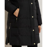 Lauren Ralph Lauren Faux-Fur-Trim Hooded Down Coat In Black