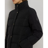 Lauren Ralph Lauren Faux-Fur-Trim Hooded Down Coat In Black