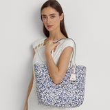 Lauren Ralph Lauren Faux-Leather Print Reversible Tote Breeze Floral