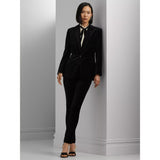 Lauren Ralph Lauren Gilmore Velvet Blazer in Black