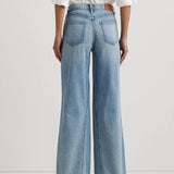 Lauren Ralph Lauren High-Rise Wide-Leg Jean In Palais Wash