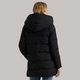 Lauren Ralph Lauren Insulated Hooded Down Coat In Black