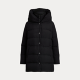Lauren Ralph Lauren Insulated Hooded Down Coat in Black