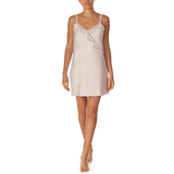 Lauren Ralph Lauren Lace Trim Signature Satin Chemise, Pink