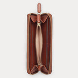 Lauren Ralph Lauren Leather Continental Wallet Tan