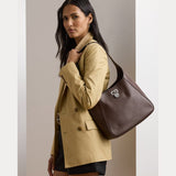 Lauren Ralph Lauren Leather Large Tanner Shoulder Bag