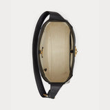 Lauren Ralph Lauren Leather Large Tanner Shoulder Bag in Black