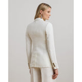 Lauren Ralph Lauren Linen-Blend Twill Blazer In White
