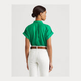 Lauren Ralph Lauren Linen Dolman-Sleeve Shirt
