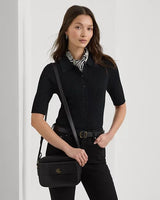 Lauren Ralph Lauren Marcy Camera Medium Crossbody Bag in Black