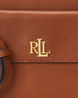 Lauren Ralph Lauren Marcy Camera Medium Leather Crossbody In Lauren Tan