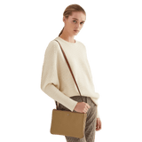 Lauren Ralph Lauren Merrimack Carter 26 Crossbody Bag Clay