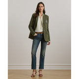 Lauren Ralph Lauren Mid-Rise Straight Ankle Jean In Haze Wash