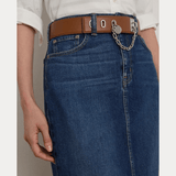 Lauren Ralph Lauren midi-length pencil Skirt In Atecco Wash