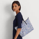Lauren Ralph Lauren Oxford Small Keaton Tote Breeze Floral