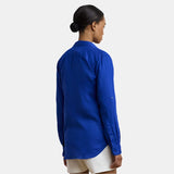 Lauren Ralph Lauren Relaxed Fit Linen Shirt In New Sapphire