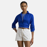 Lauren Ralph Lauren Relaxed Fit Linen Shirt In New Sapphire