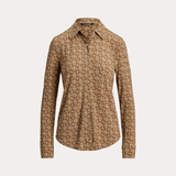 Lauren Ralph Lauren Slim Fit Geo-Print Jersy Shirt