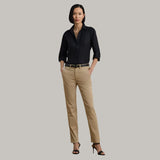 Lauren Ralph Lauren Slim Fit Stretch Chino Trouser In Birch Tan