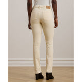 Lauren Ralph Lauren Stretch Corduroy Straight Trouser In Mascarpone Cream