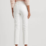 Lauren Ralph Lauren Stretch Cotton-Blend Trouser in White