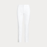 Lauren Ralph Lauren Stretch Cotton-Blend Trouser in White