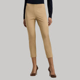 Lauren Ralph Lauren Stretch Twill Skinny Trouser In Birch Tan