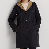 Lauren Ralph Lauren Water-Repellent Reversible Hooded Anorak