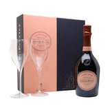 Laurent Perrier Cuvée Rosé 75cl + 2 Glasses Gift Set