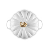 Le Creuset Cast Iron Pumpkin Casserole 24cm White