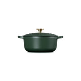 Le Creuset Cast Iron Round Casserole In Forêt - 4.2L