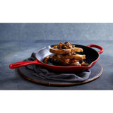 Le Creuset Cast Iron Round Skillet In Cerise