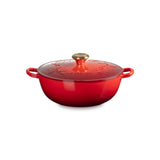 Le Creuset Cast Iron Soup Pot Holly 26cm In Cerise