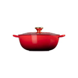 Le Creuset Cast Iron Soup Pot Holly 26cm In Cerise