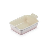 Le Creuset Deep Rect. Dish 19Cm In Shell Pink