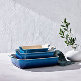 Le Creuset Stoneware Heritage Rectangular Deep Dish in Azure, 32cm