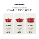 Le Creuset Flamme Dorée Oval Casserole 29cm