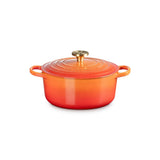 Le Creuset Flamme Dorée Round Casserole 24cm
