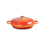 Le Creuset Flamme Dorée Shallow Casserole 30cm