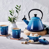Le Creuset Kone Kettle with Fixed Whistle 1.6L, Azure